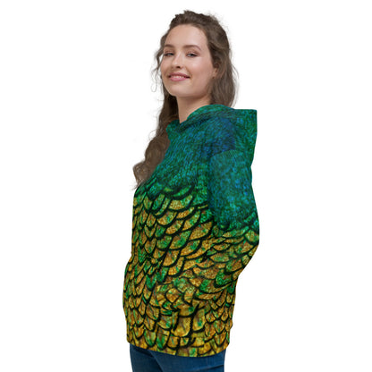 Peacock feathers Unisex Hoodie