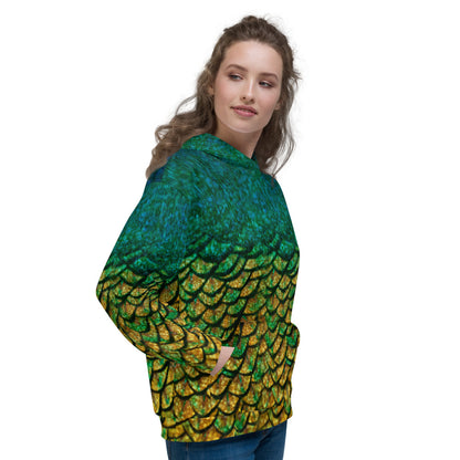 Peacock feathers Unisex Hoodie