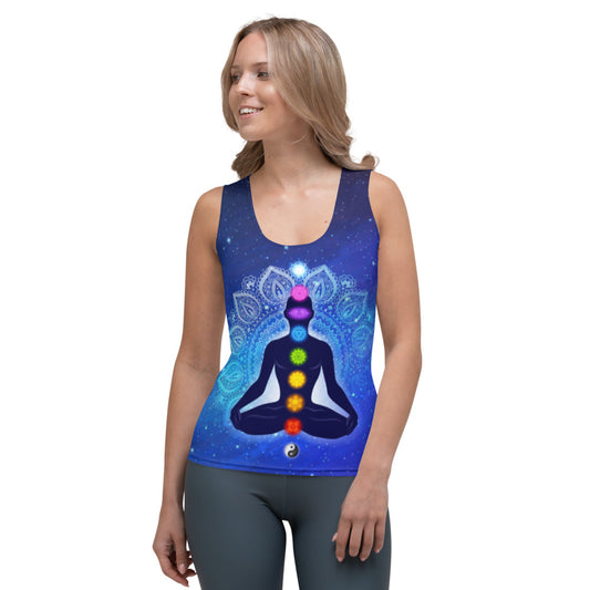 Colorful 9 Chakras Women Tank Top
