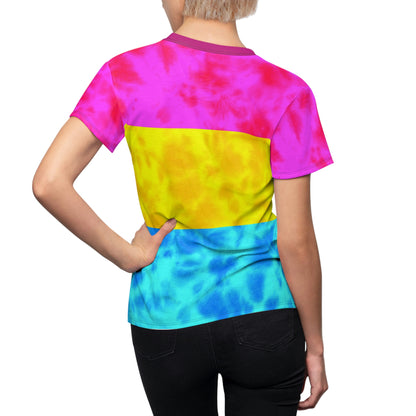 Pansexual Pride Flag Tie dye Women's T-Shirt