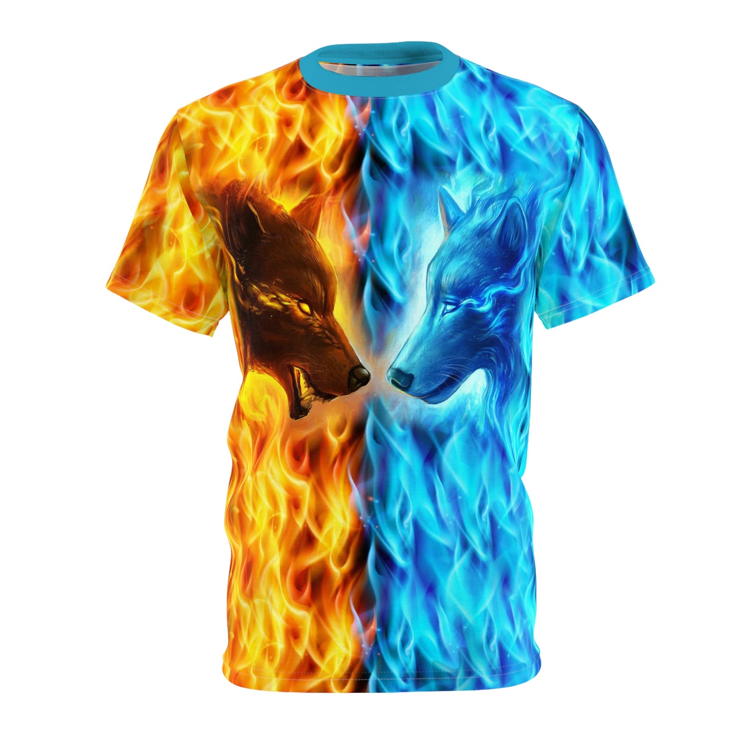 Wolf Fire and Ice T-Shirt