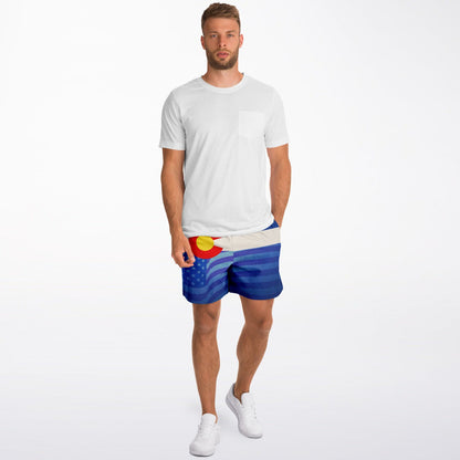 Colorado Flag Athletic Shorts