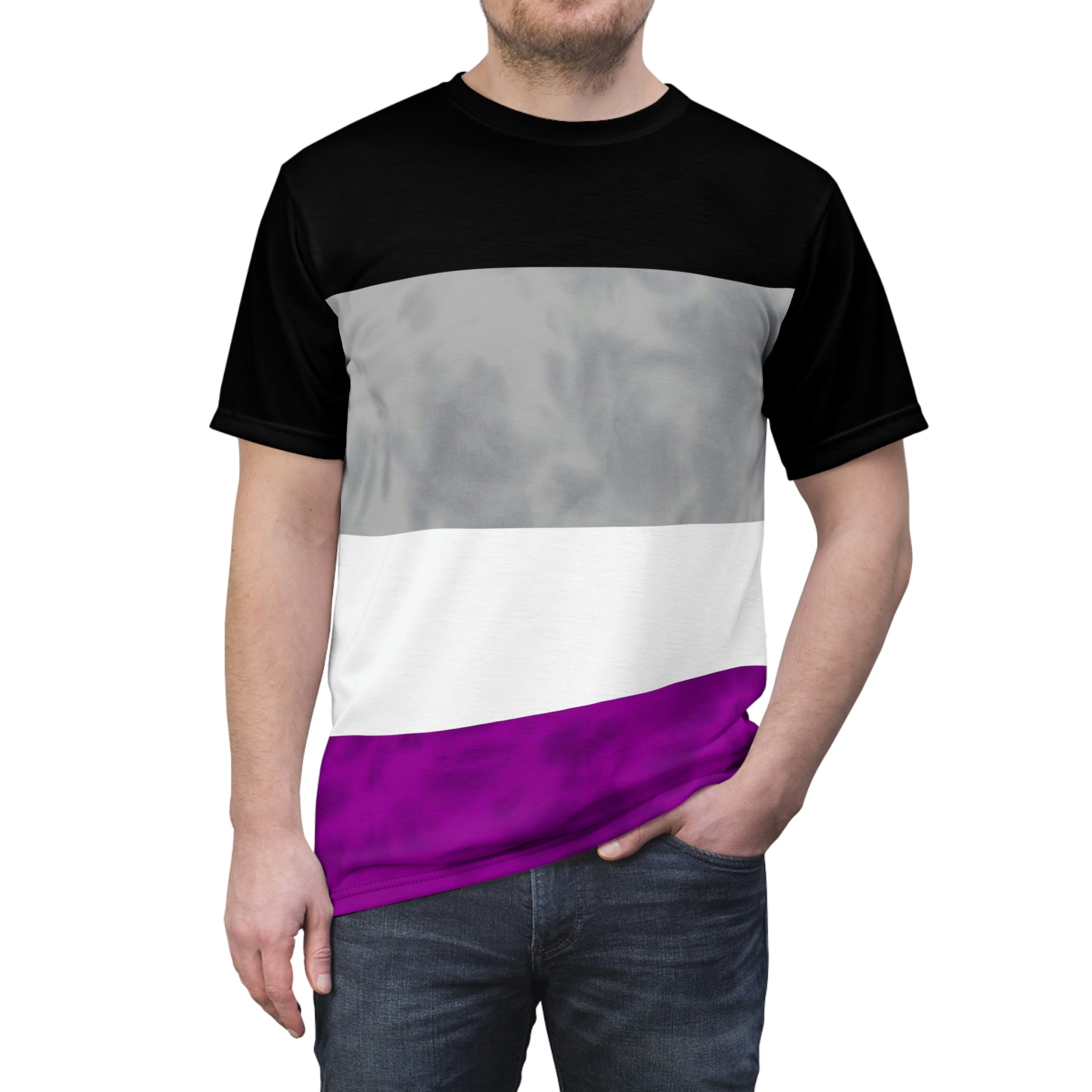 Asexual flag shirt sale
